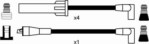 NGK 0614 - Set kablova za paljenje www.molydon.hr