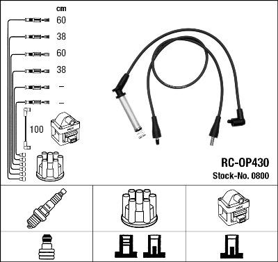 NGK 0800 - Set kablova za paljenje www.molydon.hr