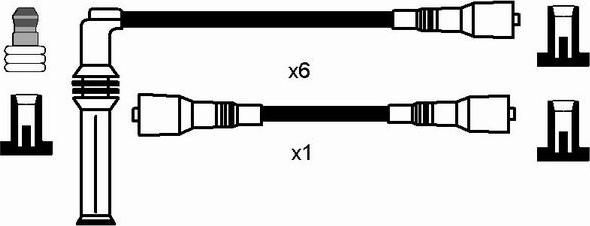 NGK 0836 - Set kablova za paljenje www.molydon.hr