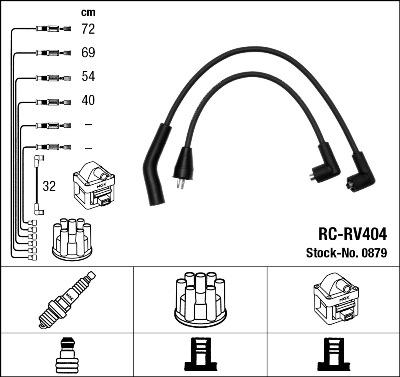 NGK 0879 - Set kablova za paljenje www.molydon.hr