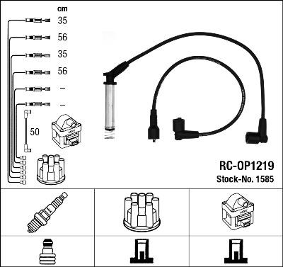 NGK 1585 - Set kablova za paljenje www.molydon.hr