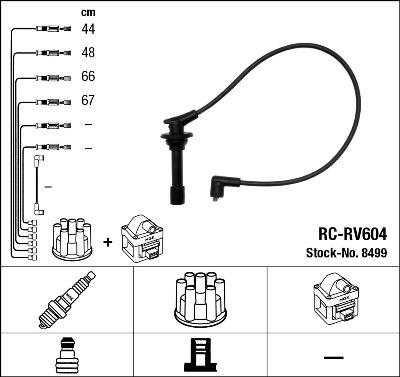 NGK 8499 - Set kablova za paljenje www.molydon.hr