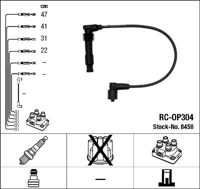 NGK 8458 - Set kablova za paljenje www.molydon.hr