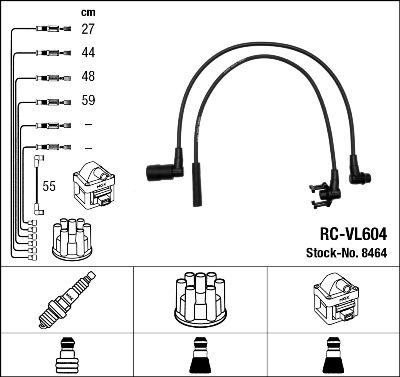 NGK 8464 - Set kablova za paljenje www.molydon.hr