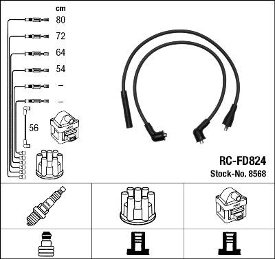 NGK 8568 - Set kablova za paljenje www.molydon.hr