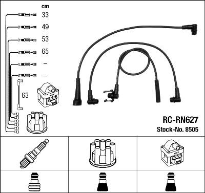 NGK 8505 - Set kablova za paljenje www.molydon.hr