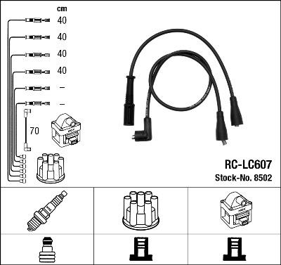 NGK 8502 - Set kablova za paljenje www.molydon.hr