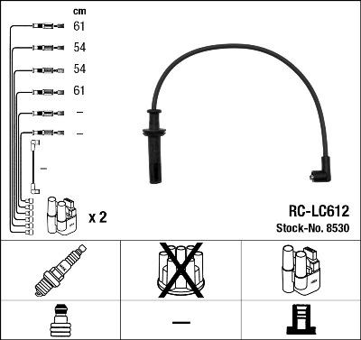 NGK 8530 - Set kablova za paljenje www.molydon.hr