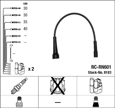 NGK 8183 - Set kablova za paljenje www.molydon.hr