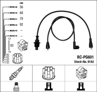 NGK 8182 - Set kablova za paljenje www.molydon.hr