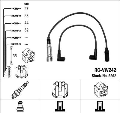 NGK 8262 - Set kablova za paljenje www.molydon.hr