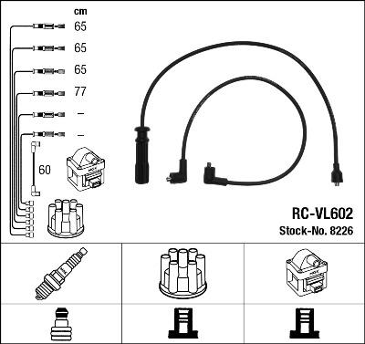 NGK 8226 - Set kablova za paljenje www.molydon.hr