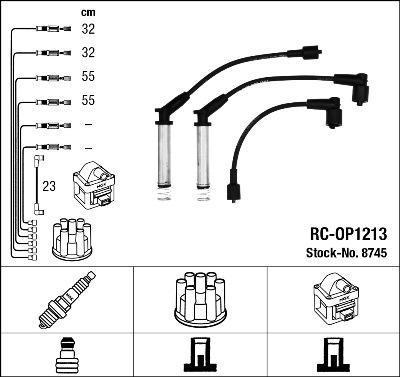 NGK 8745 - Set kablova za paljenje www.molydon.hr