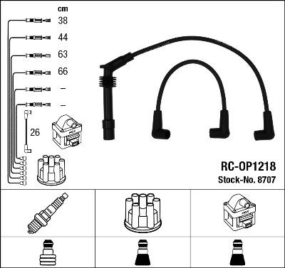 NGK 8707 - Set kablova za paljenje www.molydon.hr