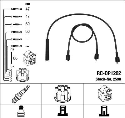 NGK 2590 - Set kablova za paljenje www.molydon.hr