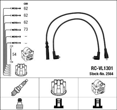 NGK 2564 - Set kablova za paljenje www.molydon.hr