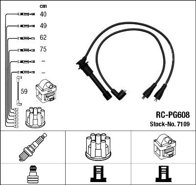 NGK 7109 - Set kablova za paljenje www.molydon.hr