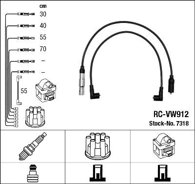NGK 7318 - Set kablova za paljenje www.molydon.hr