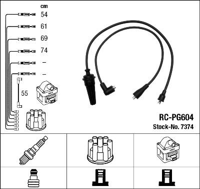 NGK 7374 - Set kablova za paljenje www.molydon.hr