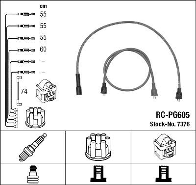 NGK 7376 - Set kablova za paljenje www.molydon.hr