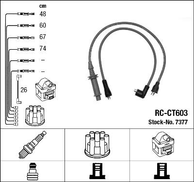 NGK 7377 - Set kablova za paljenje www.molydon.hr