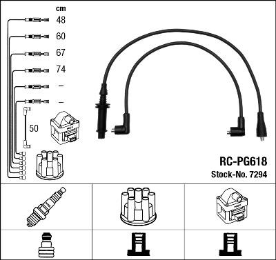 NGK 7294 - Set kablova za paljenje www.molydon.hr