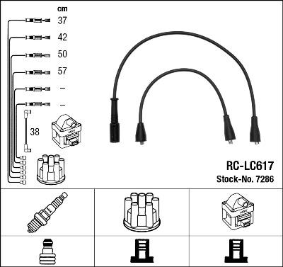 NGK 7286 - Set kablova za paljenje www.molydon.hr