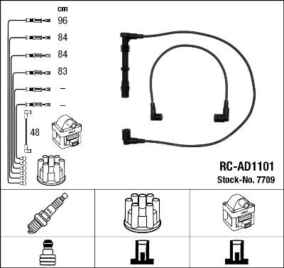 NGK 7709 - Set kablova za paljenje www.molydon.hr