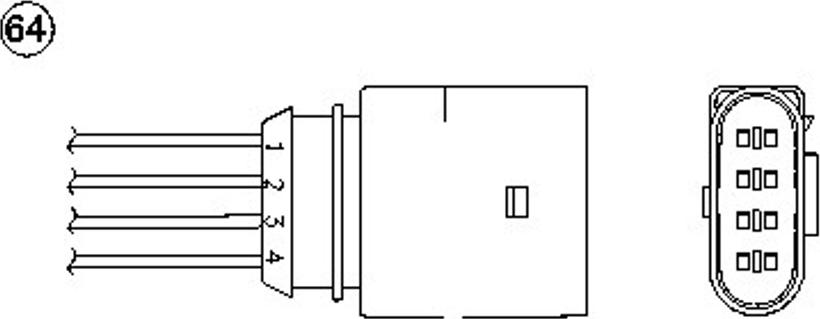 NGK OZA532-V4 - Lambda-sonda www.molydon.hr