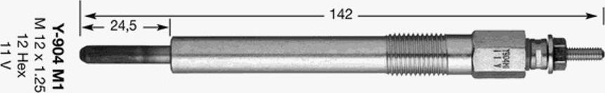 NGK Y904M1 - Grijač za paljenje www.molydon.hr