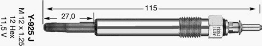 NGK Y-925J - Grijač za paljenje www.molydon.hr