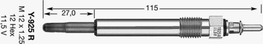 NGK Y-925R - Grijač za paljenje www.molydon.hr