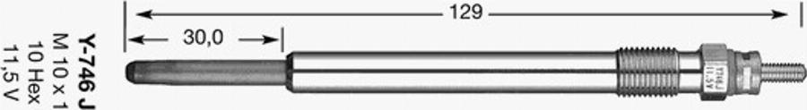 NGK Y-746J - Grijač za paljenje www.molydon.hr