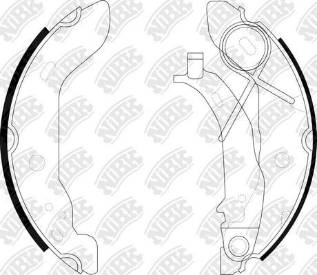 NiBK FN0555 - Komplet kočnica, bubanj kočnice www.molydon.hr