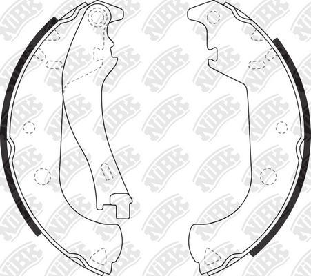 NiBK FN0518 - Komplet kočnica, bubanj kočnice www.molydon.hr
