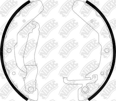 NiBK FN0538 - Komplet kočnica, bubanj kočnice www.molydon.hr