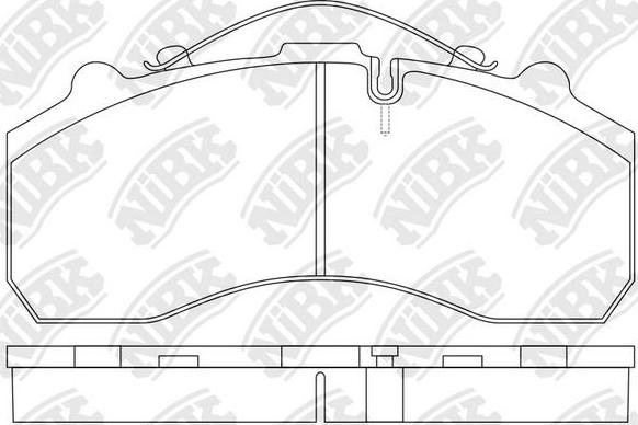 NiBK PN0908 - Komplet Pločica, disk-kočnica www.molydon.hr