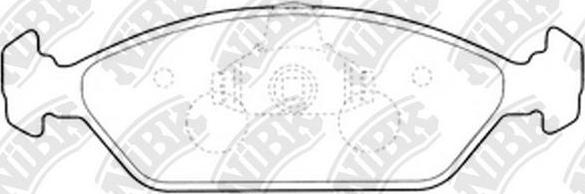 NiBK PN0805 - Komplet Pločica, disk-kočnica www.molydon.hr