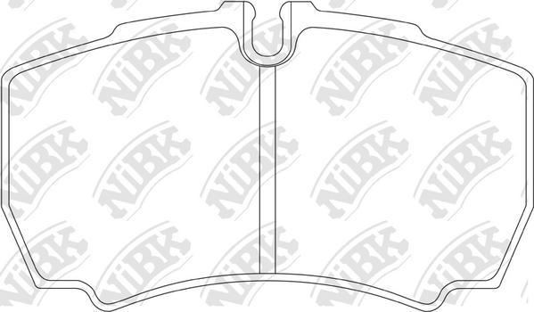 NiBK PN0338 - Komplet Pločica, disk-kočnica www.molydon.hr