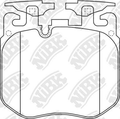 NiBK PN0735 - Komplet Pločica, disk-kočnica www.molydon.hr