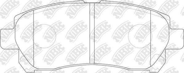NiBK PN1832 - Komplet Pločica, disk-kočnica www.molydon.hr