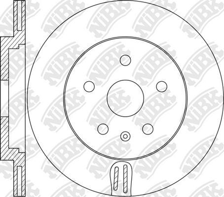 NiBK RN1953 - Kočioni disk www.molydon.hr