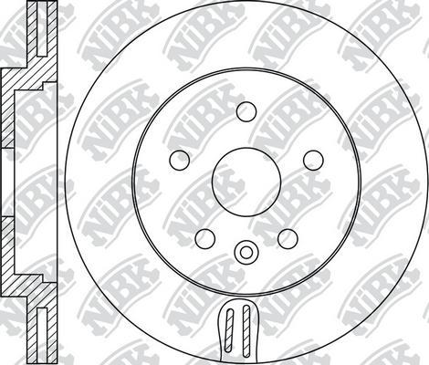 NiBK RN1904 - Kočioni disk www.molydon.hr