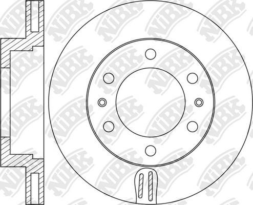 NiBK RN1446 - Kočioni disk www.molydon.hr