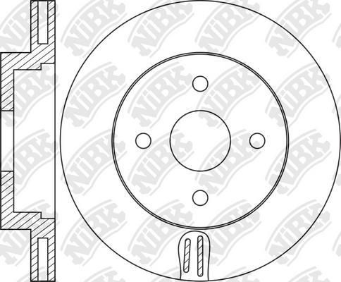 NiBK RN1458 - Kočioni disk www.molydon.hr