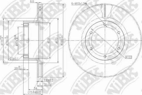 GAZ 3302-03501078 - Kočioni disk www.molydon.hr