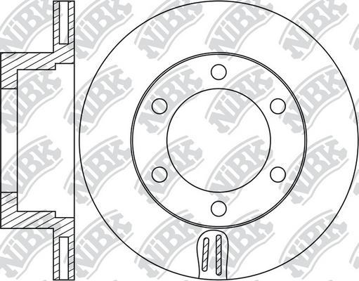 NiBK RN1453 - Kočioni disk www.molydon.hr