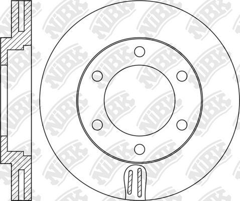 NiBK RN1452 - Kočioni disk www.molydon.hr