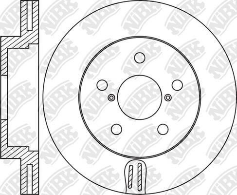 NiBK RN1461 - Kočioni disk www.molydon.hr