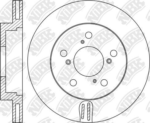 NiBK RN1468 - Kočioni disk www.molydon.hr